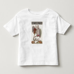 Ein lustiges HalloweenRestoration gekleidetes Paar Kleinkind T-shirt