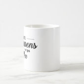 Ein lustiges Kaffeekonzept, das Leben, Kaffeehilfe Kaffeetasse (Mittel)