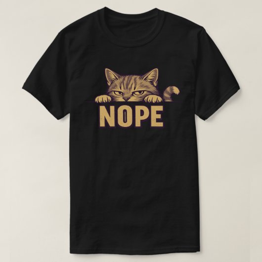 Ein lustiges Katzen-Design T-Shirt (Design vorne)