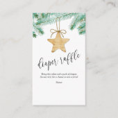 Ein lustiges kleines Baby-Duschdusche-Windeln-Raff Begleitkarte (Vorderseite)