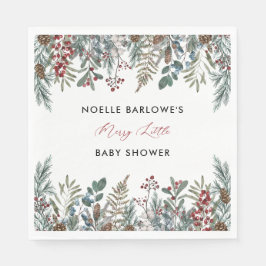 Ein lustiges kleines Babyduschpapier Napkins Serviette