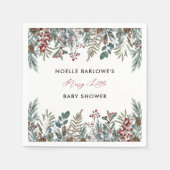 Ein lustiges kleines Babyduschpapier Napkins Serviette (Vorderseite)