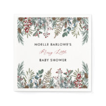 Ein lustiges kleines Babyduschpapier Napkins