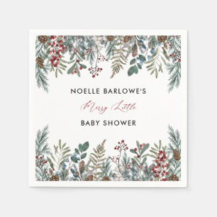 Ein lustiges kleines Babyduschpapier Napkins Serviette