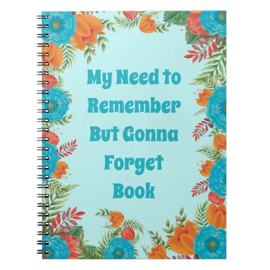 Ein lustiges Notebook für vergessene Leute, Gesche Notizblock (Vorderseite)