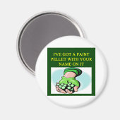 ein lustiges Painball-Design Magnet (Vorderseite/Rückseite)