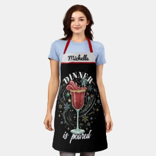 Ein lustiges, personalisiertes Weihnachtsgeschenk Schürze