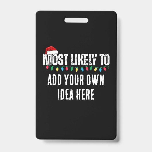 😂 ein lustiges Weihnachtsgeschenk schaffen, das a Ausweis (Vorderseite)