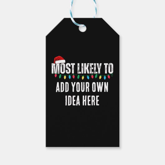 😂 ein lustiges Weihnachtsgeschenk schaffen, das a Geschenkanhänger (Vorderseite)