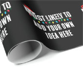 😂 ein lustiges Weihnachtsgeschenk schaffen, das a Geschenkpapier (Rolleneckpunkt)