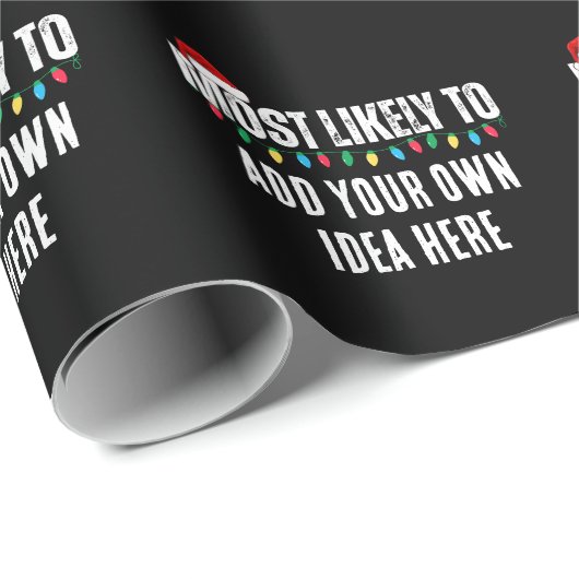 😂 ein lustiges Weihnachtsgeschenk schaffen, das a Geschenkpapier (Rolleneckpunkt)