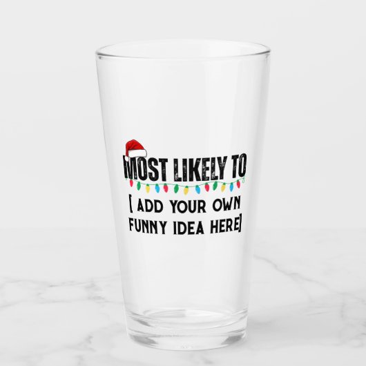 😂 ein lustiges Weihnachtsgeschenk schaffen, das a Glas (Vorderseite)