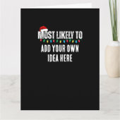 😂 ein lustiges Weihnachtsgeschenk schaffen, das a Karte (Vorderseite)