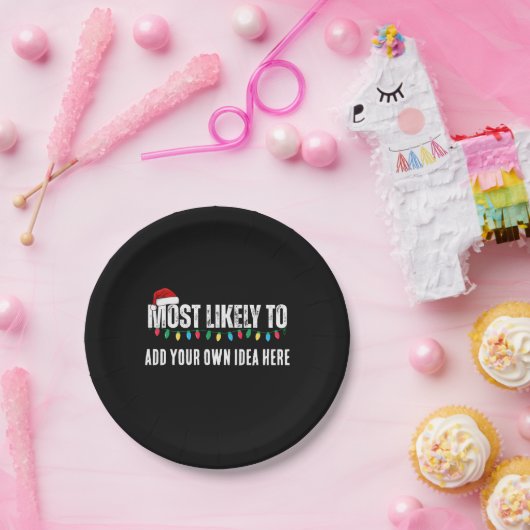 😂 ein lustiges Weihnachtsgeschenk schaffen, das a Pappteller (Party)