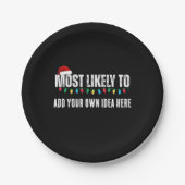 😂 ein lustiges Weihnachtsgeschenk schaffen, das a Pappteller (Vorderseite)