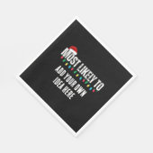 😂 ein lustiges Weihnachtsgeschenk schaffen, das a Serviette (Ecke)