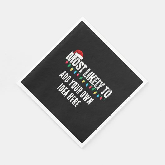 😂 ein lustiges Weihnachtsgeschenk schaffen, das a Serviette (Ecke)