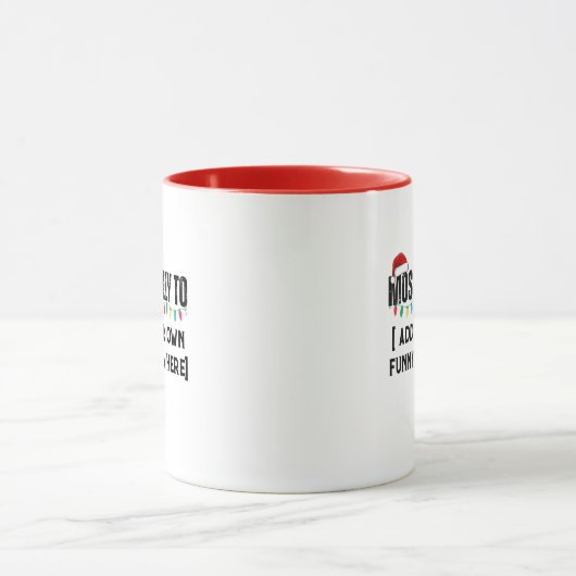 😂 ein lustiges Weihnachtsgeschenk schaffen, das a Tasse (Zentrum)