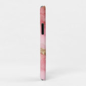 Ein luxuriöser rosa Marmorhintergrund Case-Mate iPhone Hülle (Hinten/Rechts)