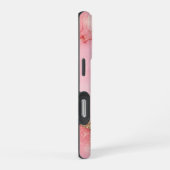 Ein luxuriöser rosa Marmorhintergrund iPhone Hülle (Rechte Seite)