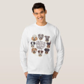 Ein Luxus treuer Herzen T-Shirt (Vorne ganz)
