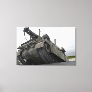 Ein M88A2 Herkules Erholungs-Fahrzeug Leinwanddruck