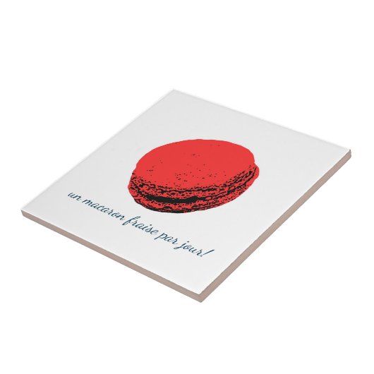 Ein Macaron-Duft par jour! Fliese (Seite)
