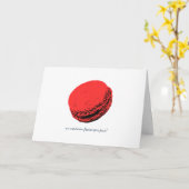 Ein Macaron-Duft par jour! Karte (Gelbe Blume)