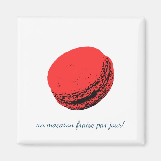 Ein Macaron-Duft par jour! Magnet (Vorne)