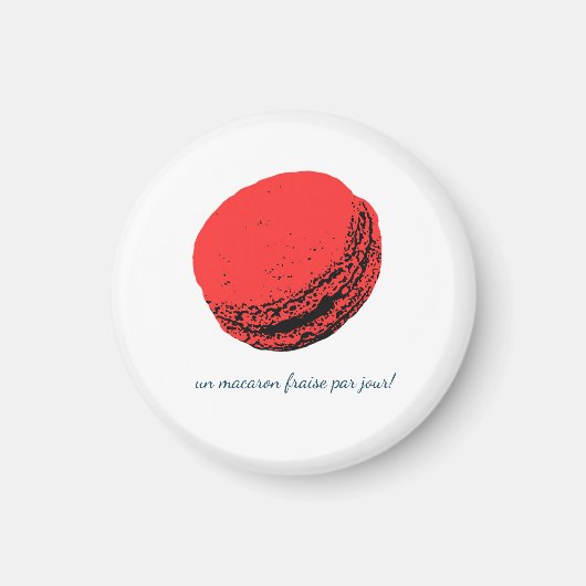 Ein Macaron-Duft par jour! Magnet (Vorne)