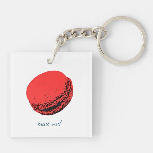 Ein Macaron-Duft par jour! Schlüsselanhänger (Rückseite)