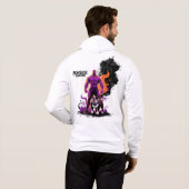 Ein mächtiger muskulöser Mann Hoodie (Schwarz voll)