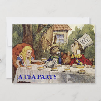 EIN Mad Tee Party INVITE Einladung