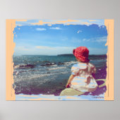 Ein Mädchen am Meer Poster (Vorne)