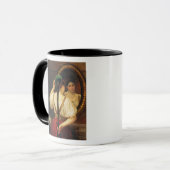 Ein Mädchen am Spiegel, 1848 Tasse (Vorderseite Links)