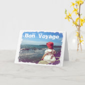 Ein Mädchen auf der Seebühne Karte (Gelbe Blume)