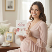 Ein Mädchen Baby Shower Einladung