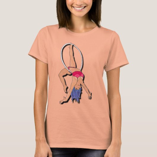 Ein Mädchen darstellender Lyra-T - Shirt (Vorderseite)