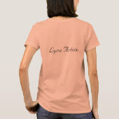 Ein Mädchen darstellender Lyra-T - Shirt (Rückseite)