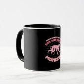 Ein Mädchen, das Affen Liebe Tasse (Vorderseite Links)