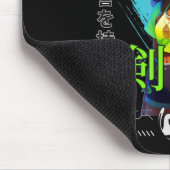 Ein Mädchen, das Anime Black Girl Game Lovers Lieb Mousepad (Ecke)