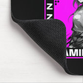 Ein Mädchen, das Anime Gaming Lieben Mousepad (Ecke)