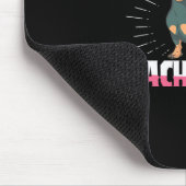 Ein Mädchen, das Dackel Lieben Mousepad (Ecke)