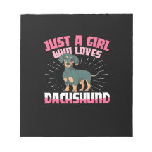 Ein Mädchen, das Dackel Lieben