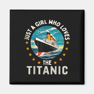 Ein Mädchen, das die RMS-Titanic-Mädchen liebt Magnet