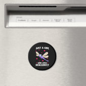 Ein Mädchen, das Drachenfliegen Liebe Magnet (In Situ (Geschirrspüler))