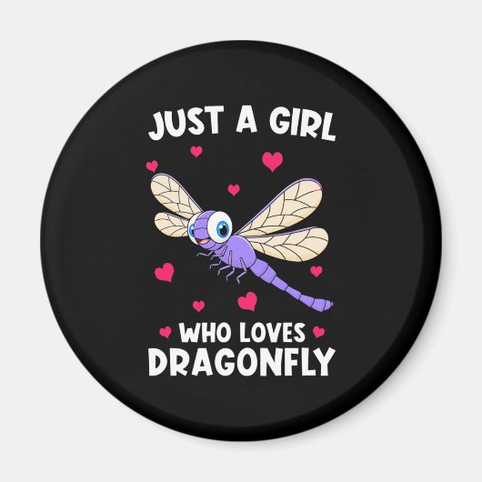 Ein Mädchen, das Drachenfliegen Liebe Magnet (Vorne)