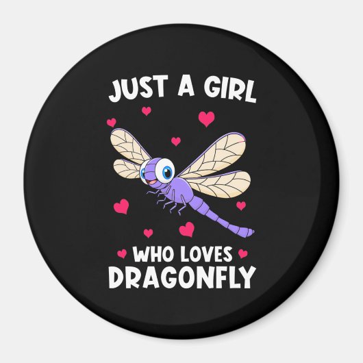 Ein Mädchen, das Drachenfliegen Liebe Magnet (Vorne)
