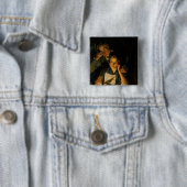 Ein Mädchen, das einen Brief liest Button (Beispiel)