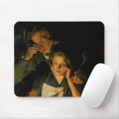 Ein Mädchen, das einen Brief liest Mousepad (Mit Mouse)